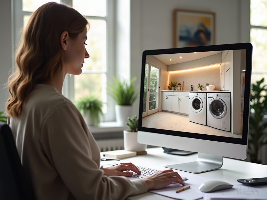 Laundry Room Addition Plans: What the Permit Set Must Cover That Most Homeowners Don't Think to Include Permit-ready laundry room addition plans laid out on a drafting table showing laundry room addition plans with plumbing and electrical details